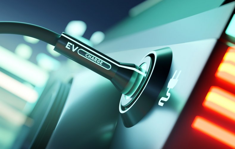 Una porta di ricarica per veicoli elettrici