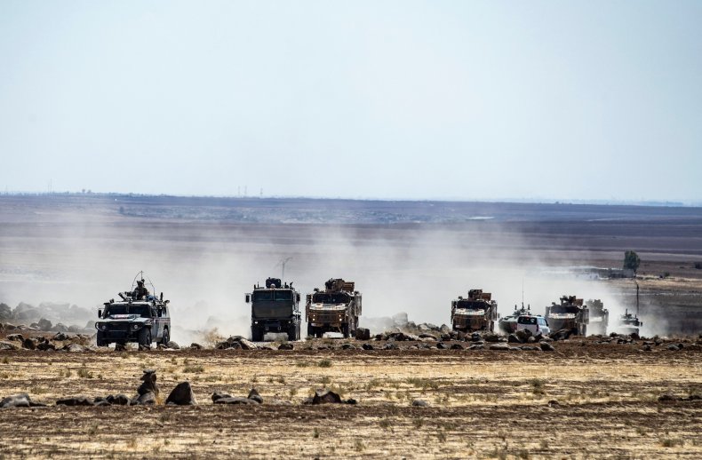 Russia, Turkey, troops, joint, patrol, northern, Syria