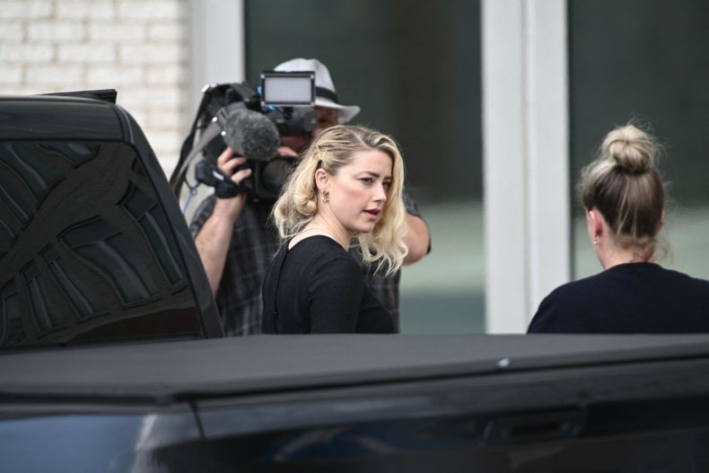 Amber Heard in Court