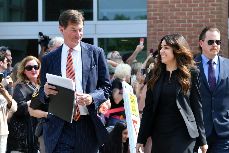 Camille Vasquez, Depp’s Legal Team Celebrate Win