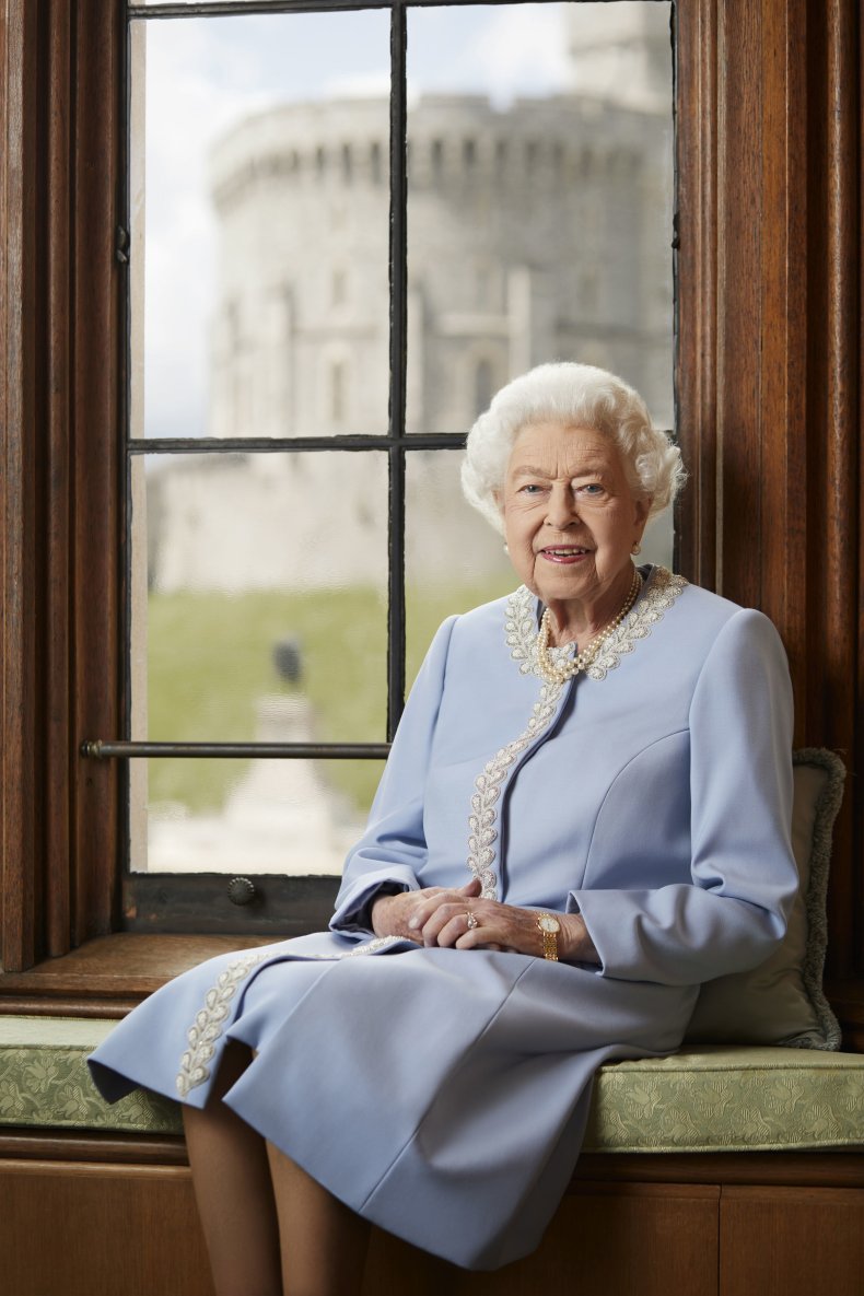 Queen Elizabeth II Platinum Jubilee Portrait Symbolism