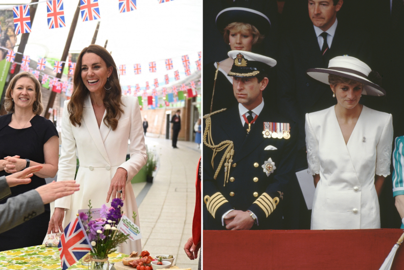Kate Middleton Princess Diana Coat Dress