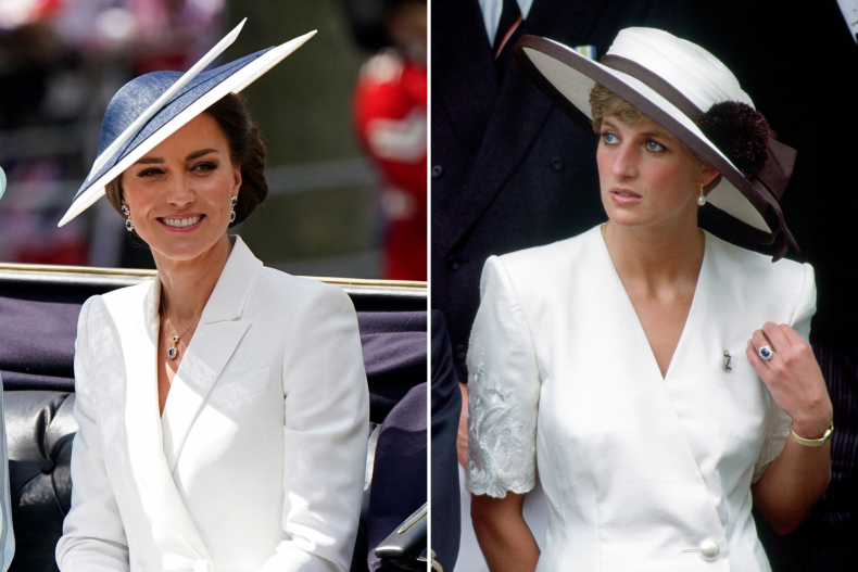 Kate Middleton Princess Diana Trooping 2022
