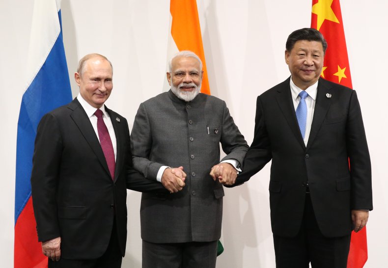 Russia, Putin, India, Modi, China, Xi, meet