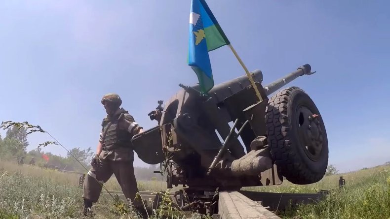pRussian Armed Forces hitting Ukraine positions with missiles and artillery. (Ministry of Defense of Russia/Zenger)./p