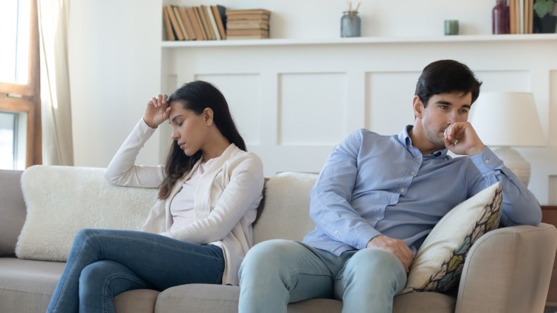 Husband wife fighting over sister paying rent