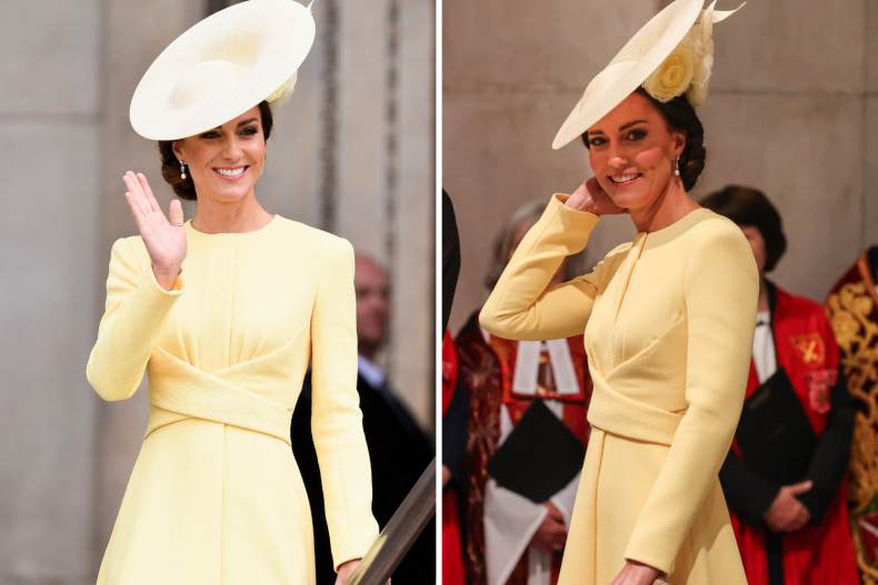 Kate Middleton Platinum Jubilee Service Fashion