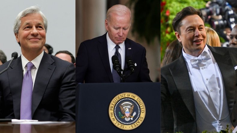 Biden Economy Musk Dimon