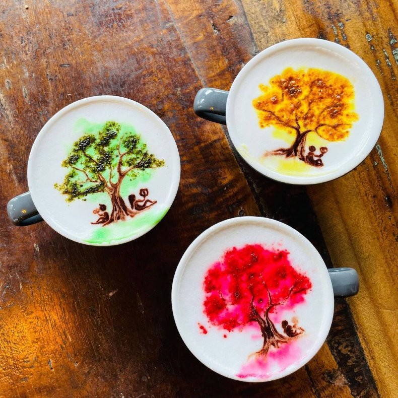 Arte del café Huyen Phan