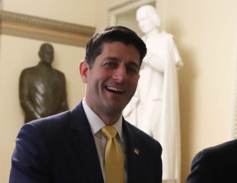 Paul Ryan pictured at the Capitol