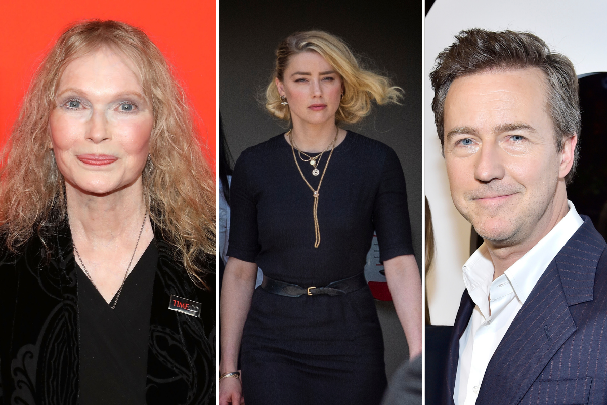 Celeb who support amber heard