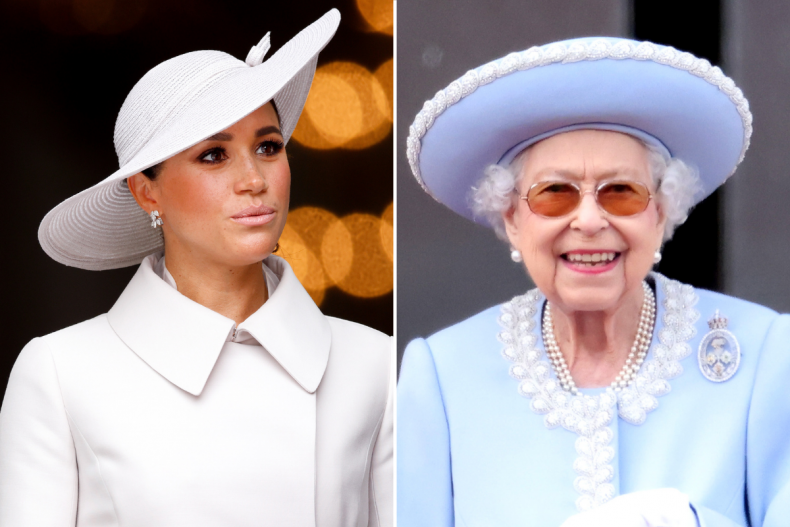 Meghan Markle Queen Elizabeth Anniversary Weekend 2022