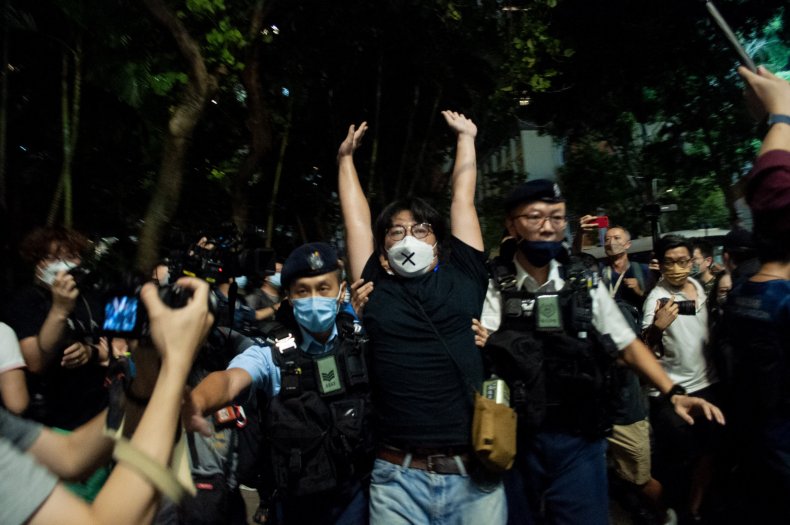 Arrests in'dead' Hong Kong amid Tiananmen anniversary