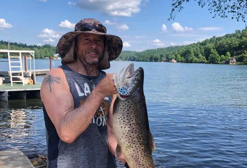Tom Fox with fish