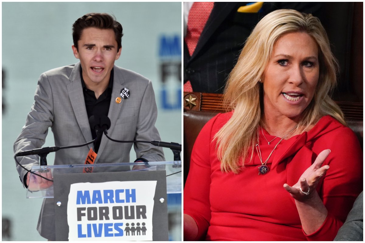 MTG and David Hogg