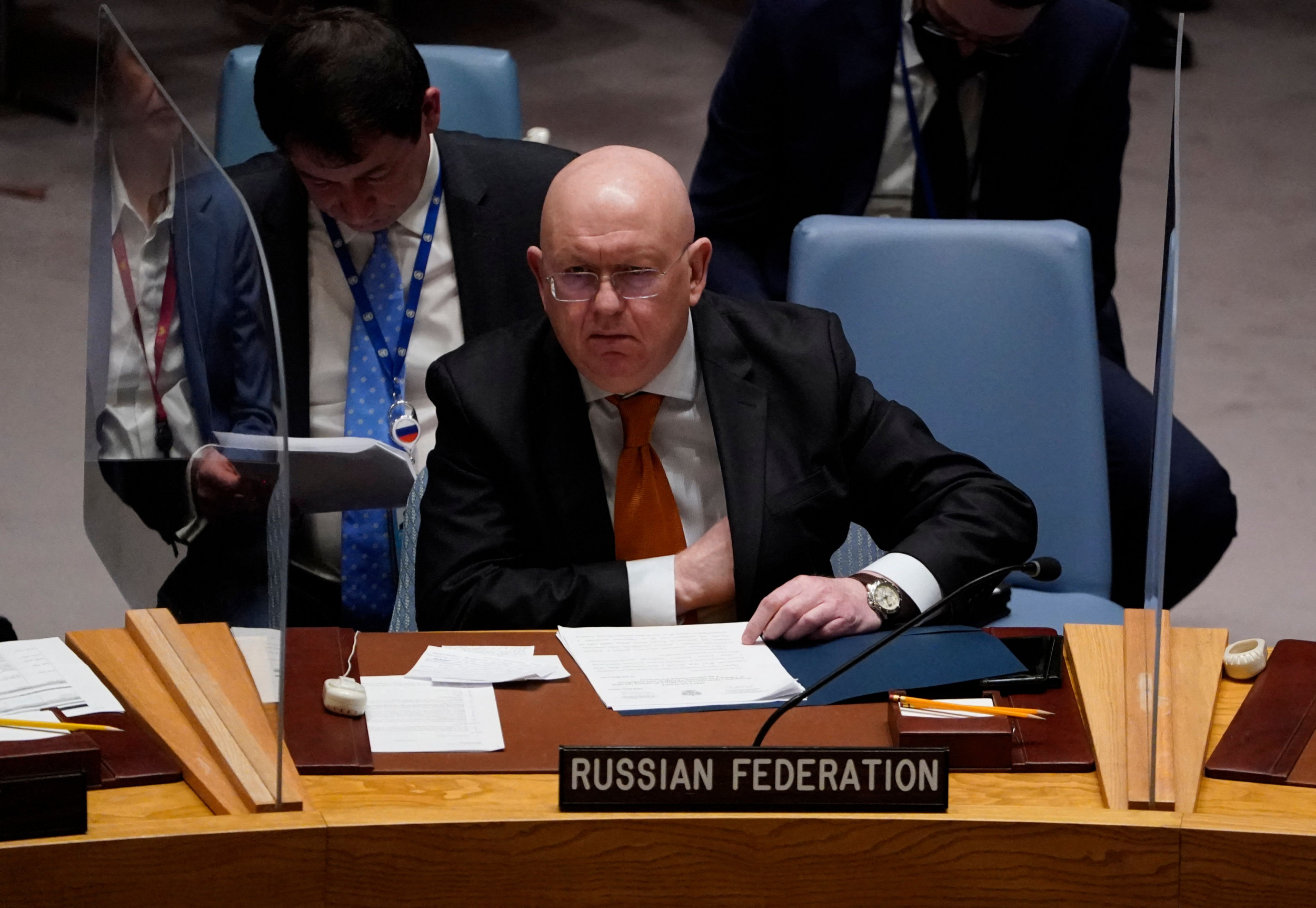 Russian Ambassador Storms Out of U.N. After Being Blamed for Food Crisis