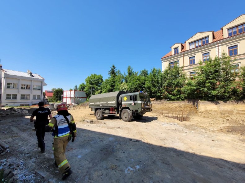 Anti-aircraft missile found in Wieliczka, Poland