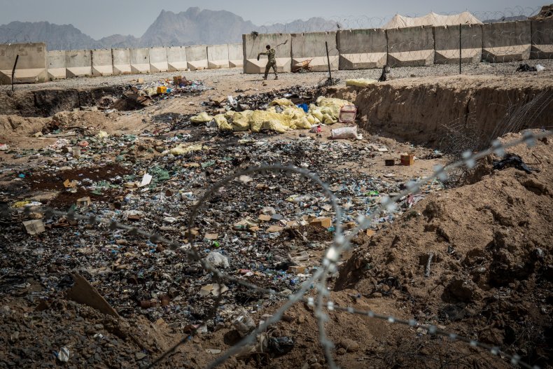 Burn Pit in Afghanistan