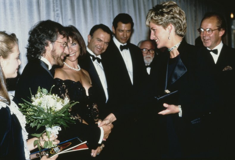 Princess Diana Jurassic Park Premiere 1993