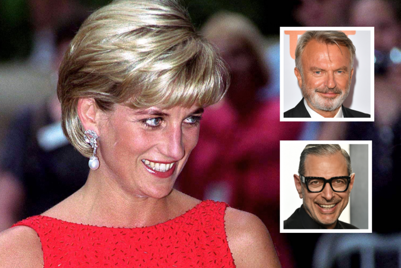 Princess Diana Sam Neill Jeff Goldblum Premiere