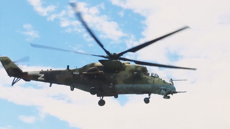 Russian attack helicopter