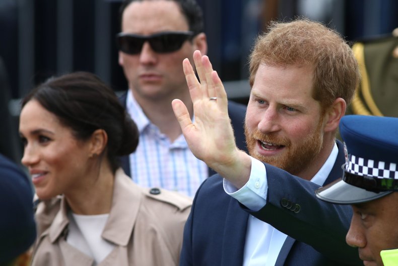 Harry and Meghan With Police Protection