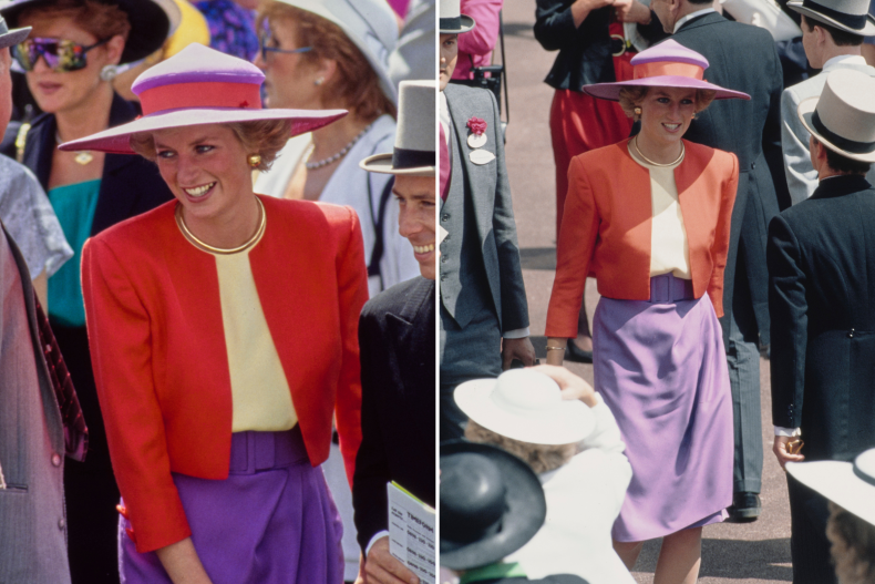 Princess Diana Royal Ascot 1990