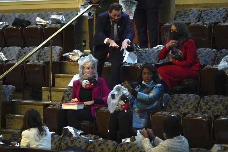 Congress members being evacuated