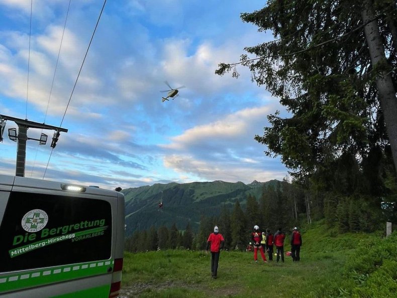 Rescue in Austrian Alps