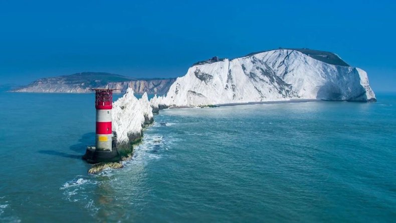 The Needles Lighthouse on Isle of Wight