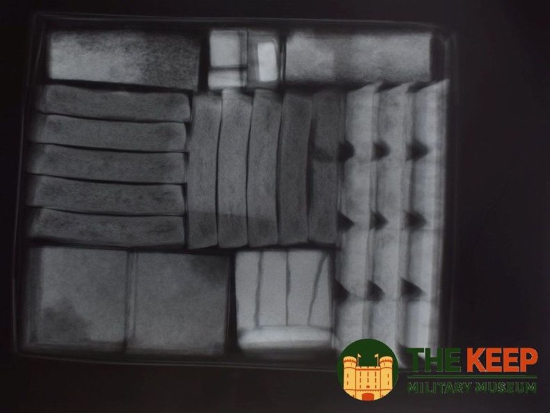 Assault Ration Pack WWII xray