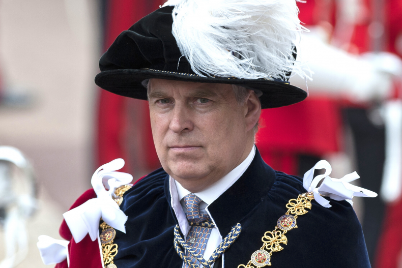 Prince Andrew Garter Day Service