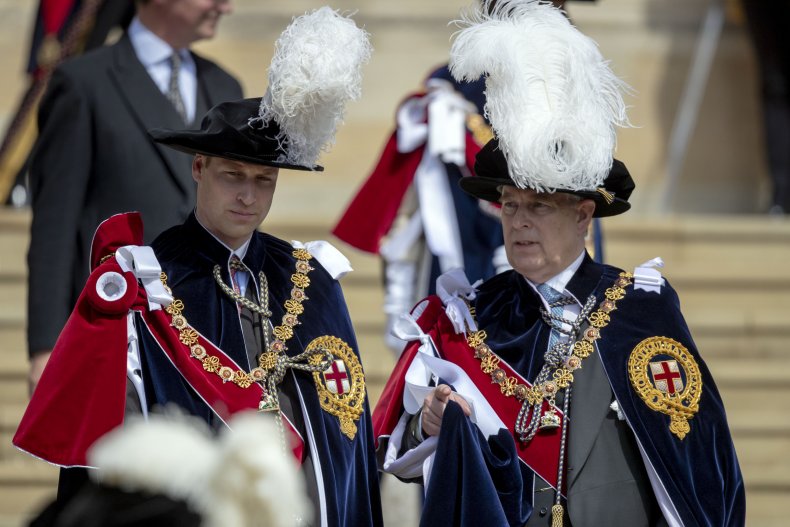 Garter Day Service Royal Family Members