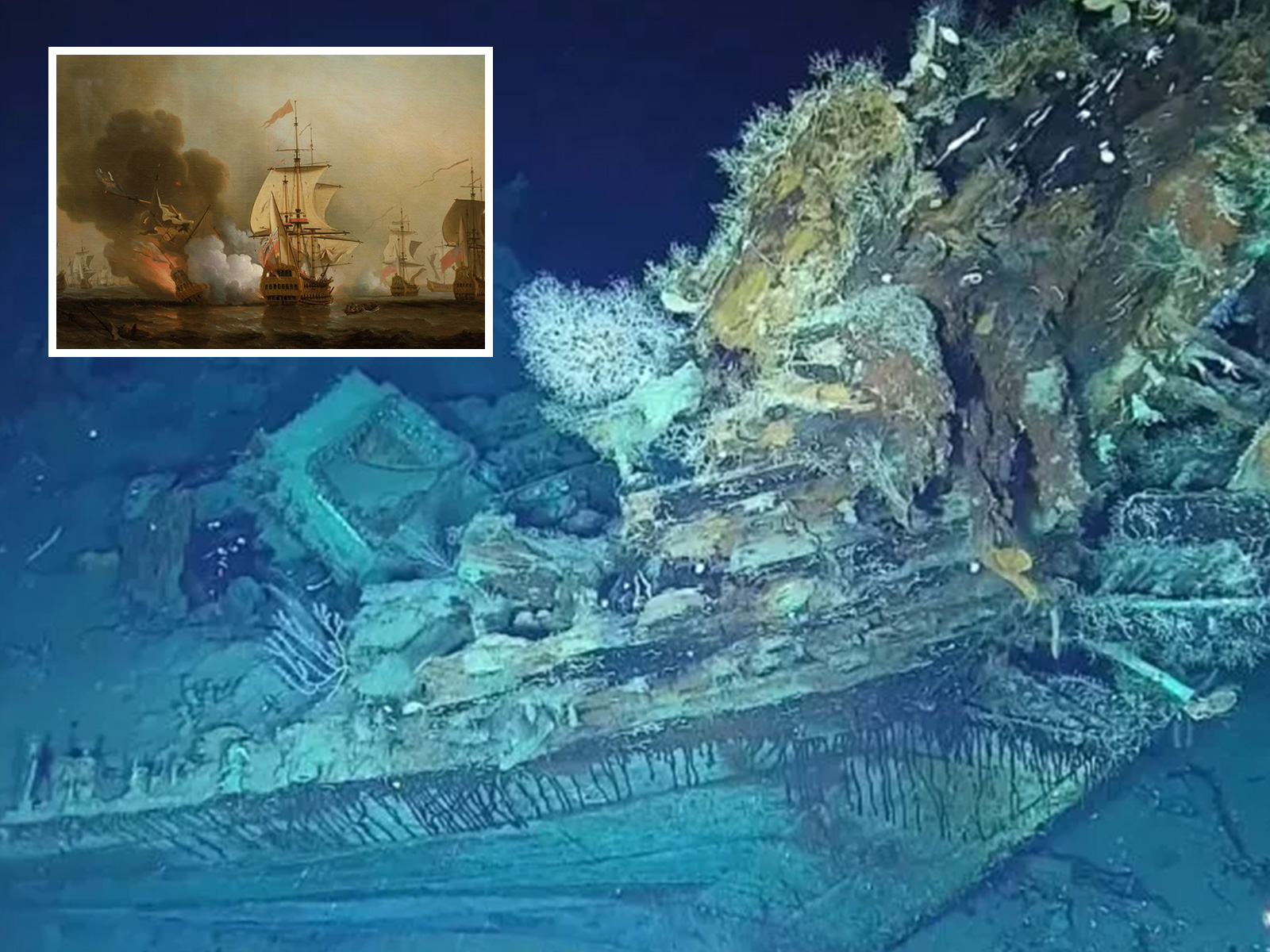 Two Ships Found Near Spanish Galleon Full Of Gold Worth $17 Billion ...