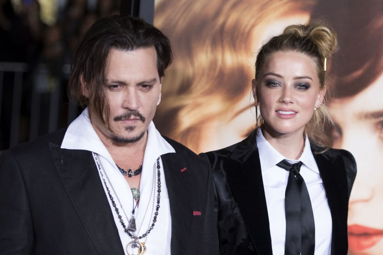 Johnny Depp and Amber Heard before divorce