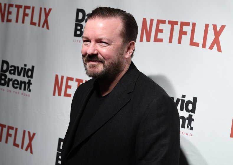 Comedian Ricky Gervais