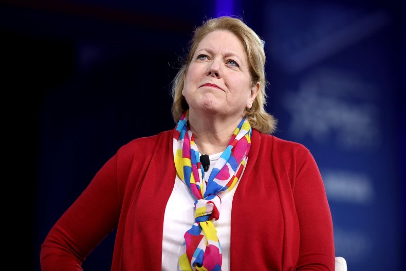 Ginni Thomas as Trump "henchwoman"