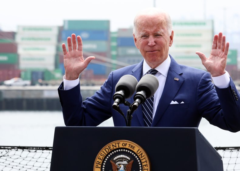 Joe Biden at Port of Los Angeles