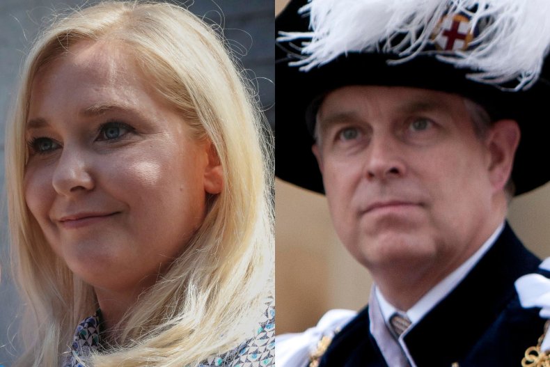 Virginia Giuffre and Prince Andrew