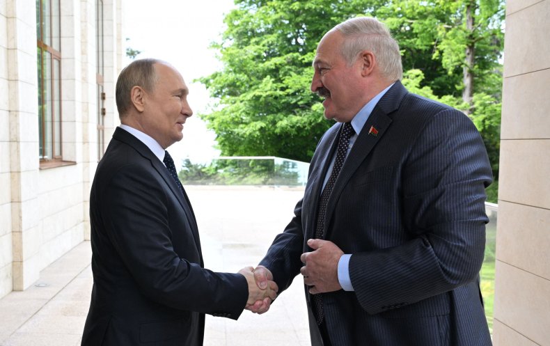 Putin and Lukashenko meet in Sochi Russia