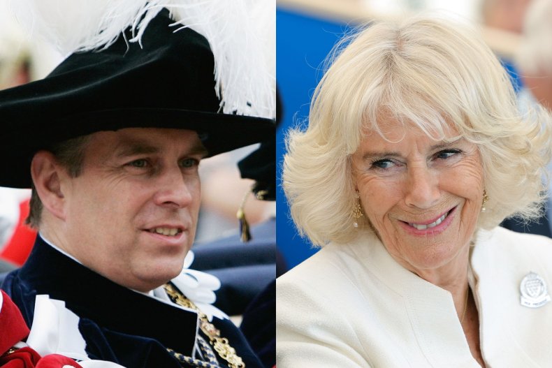 Prince Andrew and Camilla