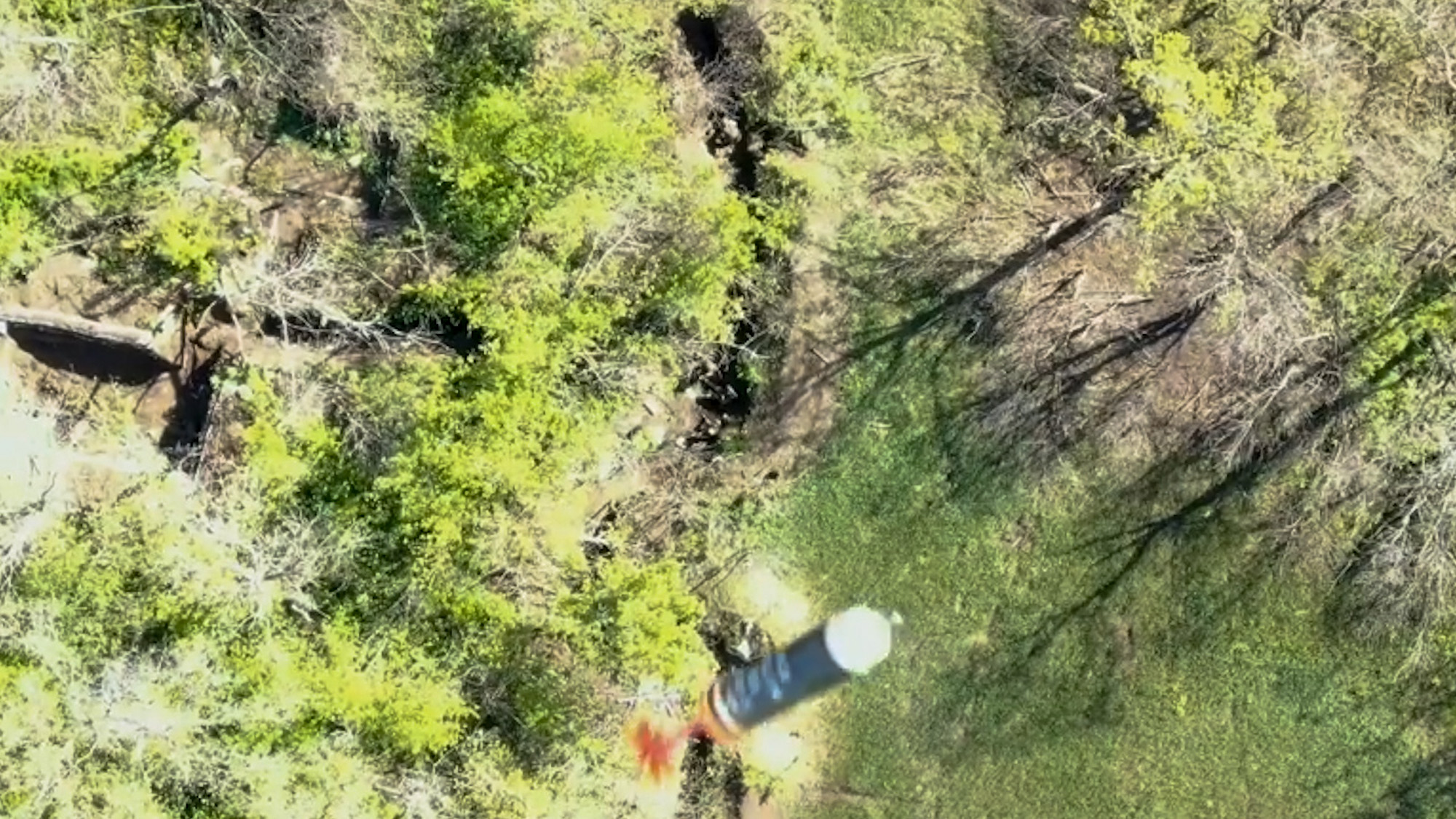 Watch: Ukrainian Fighters Take Out Russian Soldiers in WWI-Style Trenches Thanks to Drone