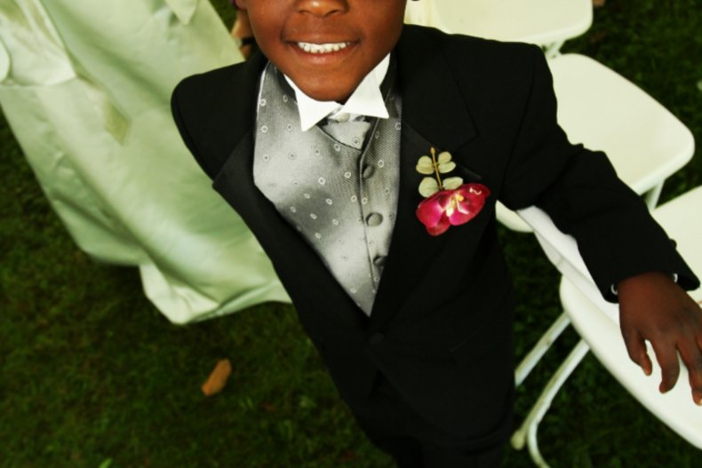 File photo of child at wedding. 