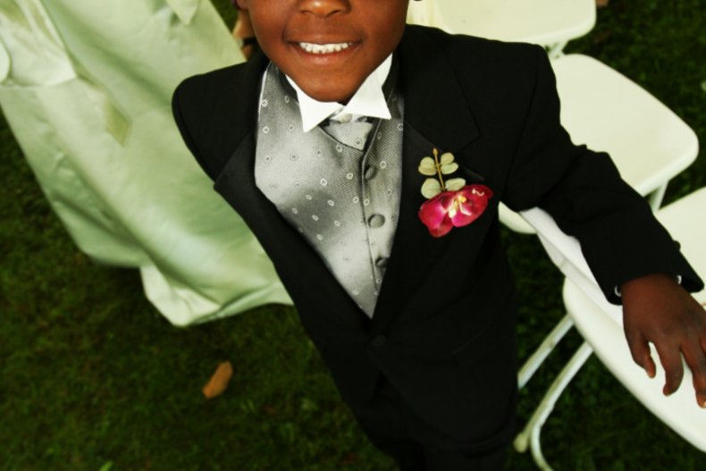 File photo of child at wedding.