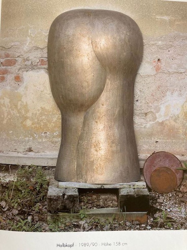 Stolen bronze sculpture