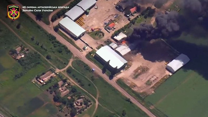 45th Brigade strikes Russian base in Ukraine