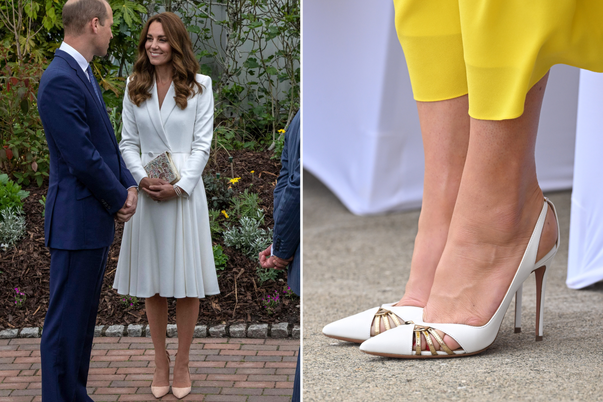 Kate Middleton's slingback shoes