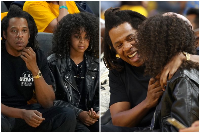 Jay-Z, daughter Blue Ivy in viral video