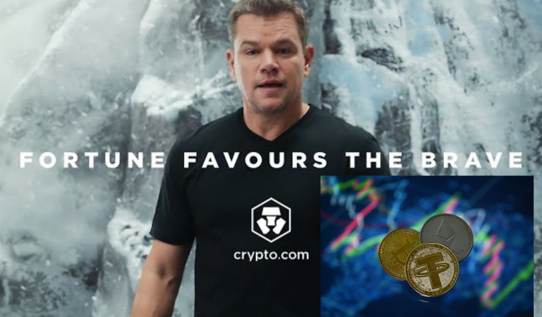 Matt Damon in the Crypto.com ad