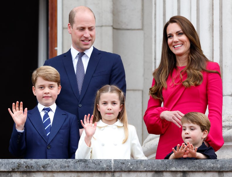 Prince William, Kate and Family at Jubilee